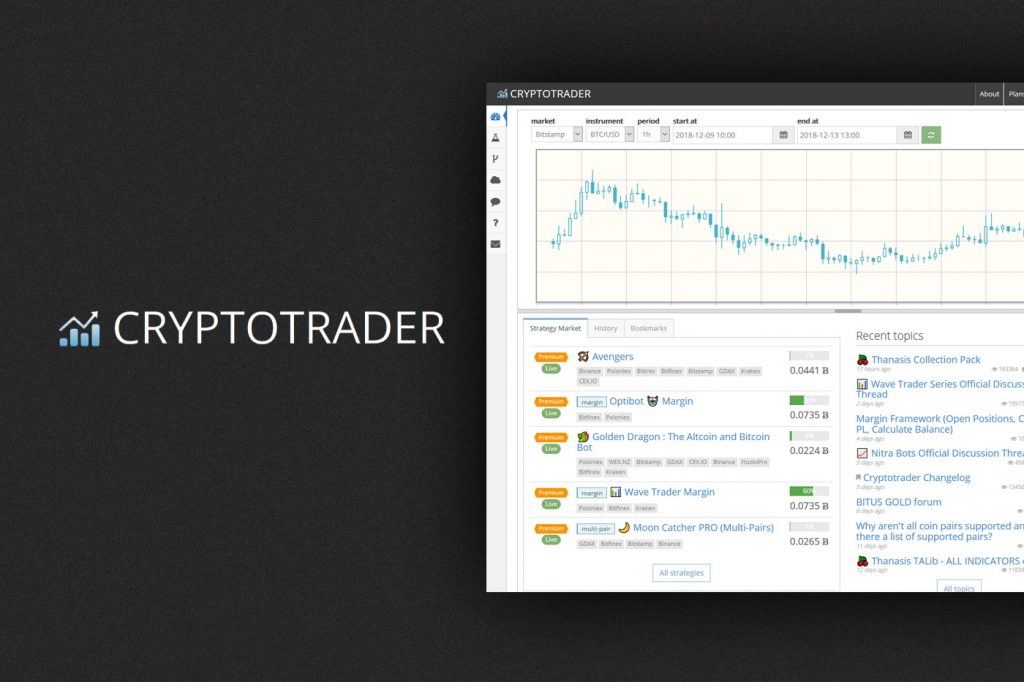Cryptotrader online trading app