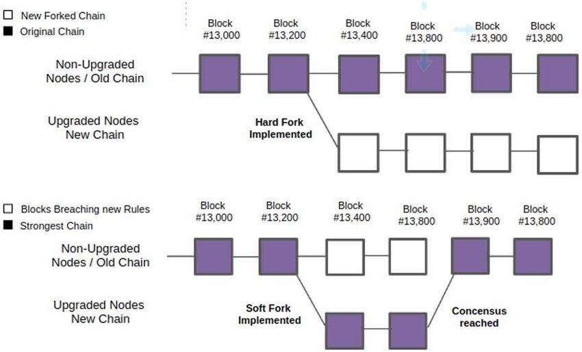 What is hard fork used for?
