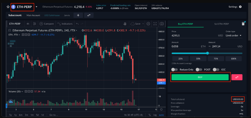 the funding rate is positive