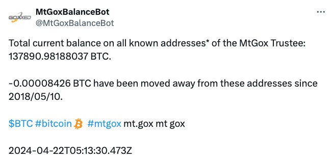 Mt. Gox Twitter post.