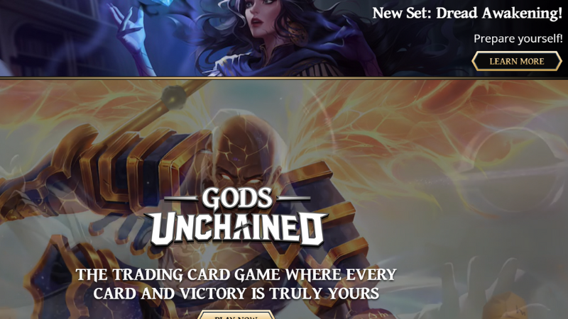 Gods unchained p2e game