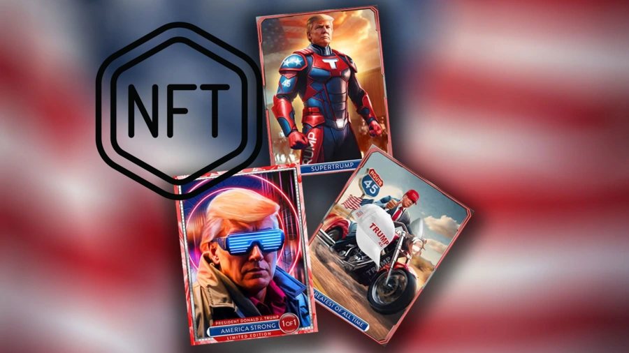 Trump’s New NFT Collection Rakes in $2 Million—But You Can’t Trade Until 2025.