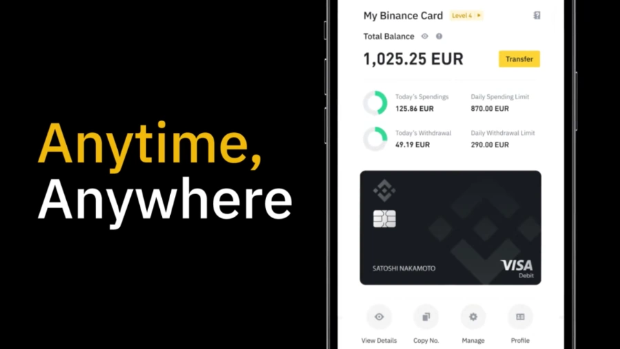 Binance Crypto Card.