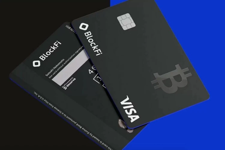 BlockFi Crypto Card.